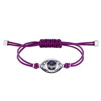 Swarovski Power Collection Evil Eye Bracelet, Purple, Stainless steel