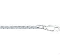 TFT Armband Zilver Vossestaart 3,0 mm 18 cm