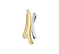 TFT Hanger Bicolor Goud Diamant 0.04ct H SI