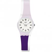 Swatch Bau Swatch Purpletwist Damenuhr in Zweifarbig LW169