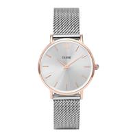 clusehorloges CLUSE CW0101203004 - Minuit - Mesh Rose Gold/Silver - Horloge