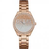 Guess Glitter Girl Damenuhr in Rosegold W0987L3