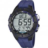 CALYPSO WATCHES Digitaluhr »UK5607/2 Calypso Herren Uhr Sport K5607/2«, (Armbanduhr), Herren Armbanduhr rund, PURarmband blau, Sport