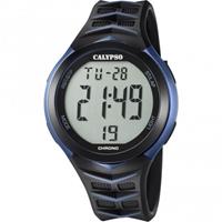 CALYPSO WATCHES Digitaluhr »UK5730/2 Calypso Herren Uhr K5730/2 Kunststoffband«, (Armbanduhr), Herren Armbanduhr rund, Kunststoff, PURarmband schwarz, Fashion