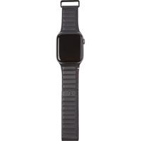 Decoded Magnet Strap echtes Lederband Apple Watch Series 1-8 / SE - 38/40/41 mm - Schwarz