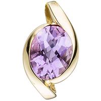 Amethyst Anhänger Gelbgold 333