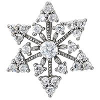 Anhänger Snowflake (925) Sterlingsilber mit Zirkonia