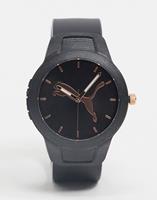 puma Reset - Horloge met logo in zwart P1006