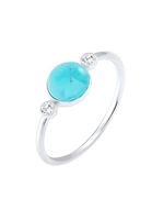 Elli Fingerring Geo Trend Blogger Edelstein Zirkonia 925 Silber