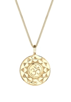 Elli Collierkettchen Yoga Mantra Om Symbol Talisman 925 Silber