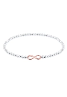 Elli Armband Infinity Unendlichkeit 925 Silber rosé