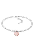 Elli Armband Herz Love Bi-Color Kugel Basic 925 Silber Joli