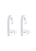 Elli Paar Ohrstecker Suspender Geo Minimal Zirkonia 925 Sterling Silber