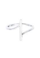 Elli Ring Bandring Geo Formen Cool Basic Minimal 925 Silber, 52 mm, silber