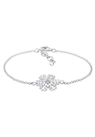 Elli Armband Schneeflocke Xmas Swarovski Kristalle 925 Silber