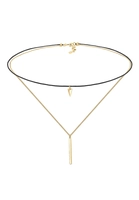 Elli Collierkettchen Choker Geo Dreieck Layer Minimal 925 Silber