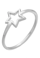 Elli Ring Trendsymbol Stern 925er Sterling Silber, 56 mm, silber