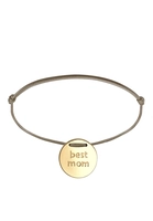 Elli Armband Wording Muttertag Best Mom Nylon Trend 925 Silber