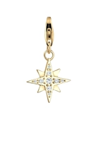 Nenalina Charm-Einhänger Stern Astro Swarovski Kristalle Basic 925 Silber