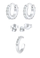 Elli Ohrring-Set Ohrringe Creolen Stecker Earcuff 0301430920 (Set 5 tlg)