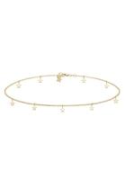 Elli Dames Choker Stars Astro Look Basic in 925 Sterling Silver