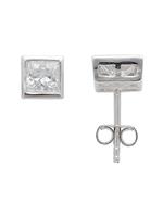 Adelia´s Paar Ohrstecker »Silber 925 Sterling Silver Ohrringe - Ohrstecker«, 925 Sterling Silber mit Zirkonia