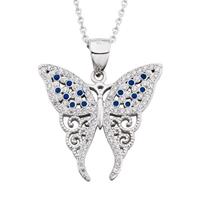 Schmuck-Elfe Kette mit Anhänger »Oriental Butterfly« (inkl. Schmuckbox), 925 Silber