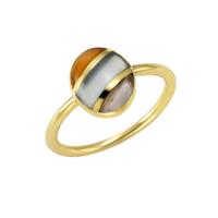 Vivance Ring »925/- Silber vergoldet echte Steine«