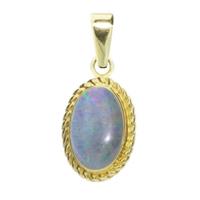 OSTSEE-SCHMUCK Kettenanhänger »Julie Gold 333/000 Opal-Triplette« (1-tlg)