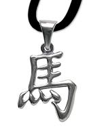 Adelia´s Amulett »Chinesische Sternzeichen Talisman«, Pferd - Bezeichnung: Mu, Prinzip: Yang, Element: Feuer