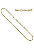 Jobo Goldkette, Kordelkette 585 Gold 45 cm