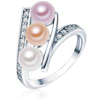 Valero Pearls Perlenring »A1088« (1-tlg), aus Süßwasser-Zuchtperlen