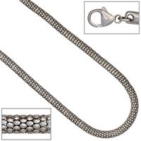 sigo Halskette Kette 925 Sterling Silber rhodiniert 42 cm Silberkette Karabiner