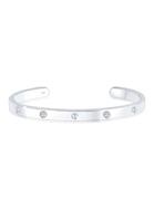 Elli Armreif »Geo Bangle Kreuz Minimal Zirkonia 925 Silber«