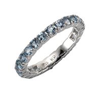 Zeeme Ring »925/- Sterling Silber Blautopas«