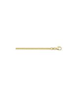 Adelia´s Goldkette »Gold 14 k (585) Collier - Halskette«, 14 k 585 Gelbgold Flach Panzerkette