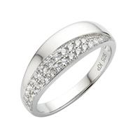 Zeeme Ring »925/- Sterling Silber Zirkonia weiß«