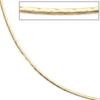 SIGO Halskette Kette 585 Gold Gelbgold 45 cm Goldkette Karabiner