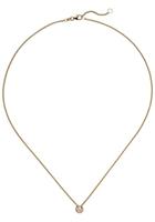 Jobo Kette mit Anhänger »Solitär«, 585 Roségold mit 1 Diamant Brillant 0,25 ct. 45 cm