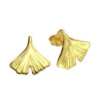 Vivance Ohrstecker »333/- Gelbgold Ginkgo 12x12mm«