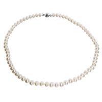 OSTSEE-SCHMUCK Perlenkette »Ingrid 6 - Silber 925/000 Süßwasserzuchtperle« (1-tlg)