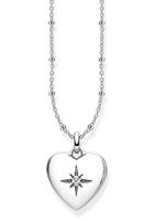 Thomas Sabo Herzkette »D_KE0035-356-14-L45v, Herzmedaillon silber«, mit Diamanten