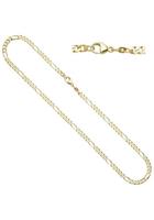 Jobo Goldkette, Figarokette 585 Gold 45 cm