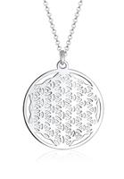 Elli Kette mit Anhänger »Ornament Lebensblume Symbol 925 Sterling Silber«