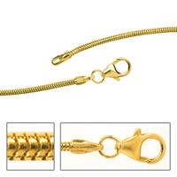 SIGO Schlangenkette 585 Gelbgold 1,4 mm 42 cm Gold Kette Halskette Goldkette