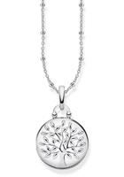 Thomas Sabo Kette mit Anhänger »KE1831-001-21-L45v, Medaillon Tree of Love silber rund«