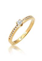 Diamore Diamantring »Verlobungsring Diamant (0.24 ct) 585 Gelbgold«