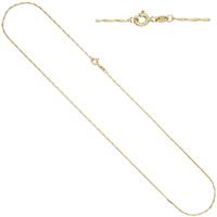 sigo Haferkornkette 585 Gold Gelbgold 1,2 mm 45 cm Kette Halskette Goldkette