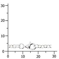 OSTSEE-SCHMUCK Silberkette »Erbs 3,0 mm Silber 925/000,« (1-tlg)