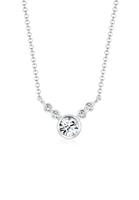 Elli Collierkettchen »Collier Swarovski Kristalle 925 Sterling Silber«